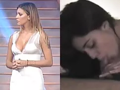 Egy lány, barna hajú ...